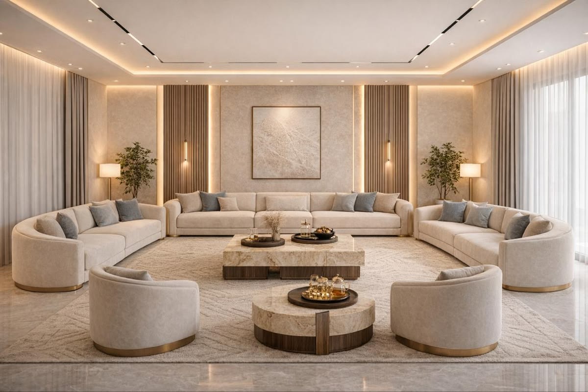 Luxury Living Room Interior Greater Noida